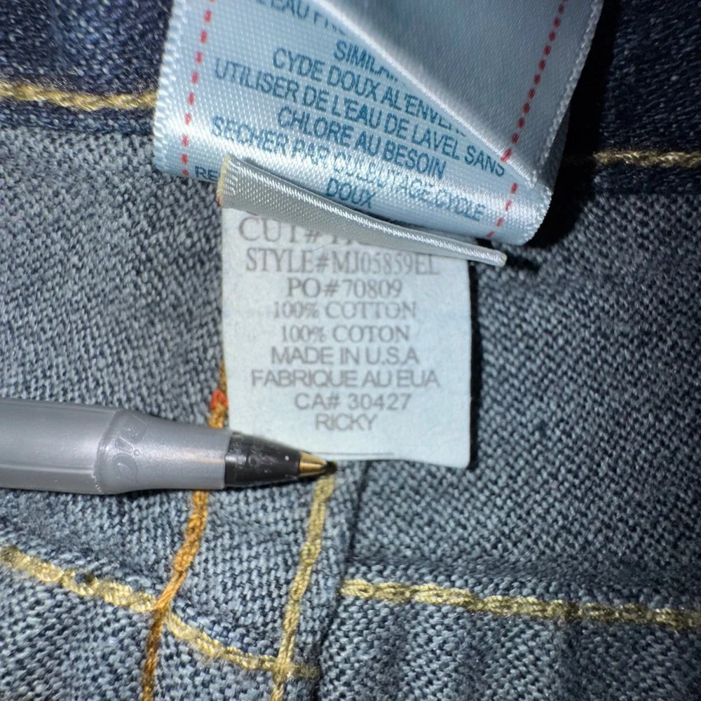 True Religion Jeans Mens 38‎ Ricky Straight Relaxed Loose Baggy Dark Horseshoe